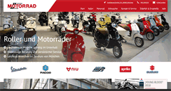 Desktop Screenshot of motorrad-wimmer-merkel.de